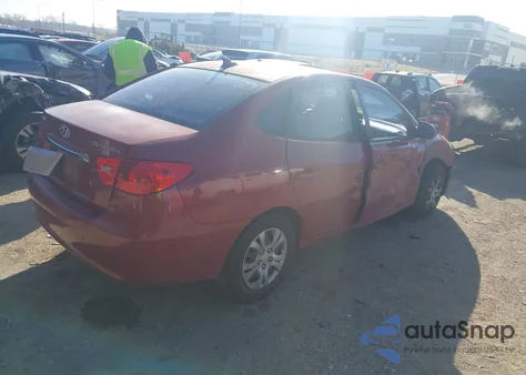 2010 Hyundai Elantra Gls from USA, damaged, VIN KMHDU4ADXAU018400